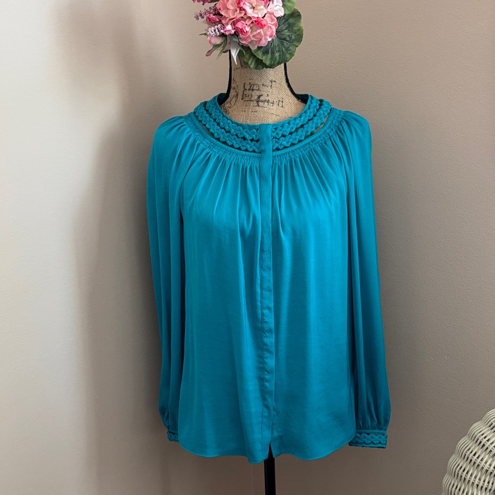 Elegant Teal Women's Woven Top